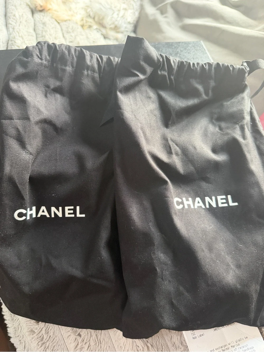 CHANEL Authentic Black Quilted Leather Mules with Gold Chain Trim